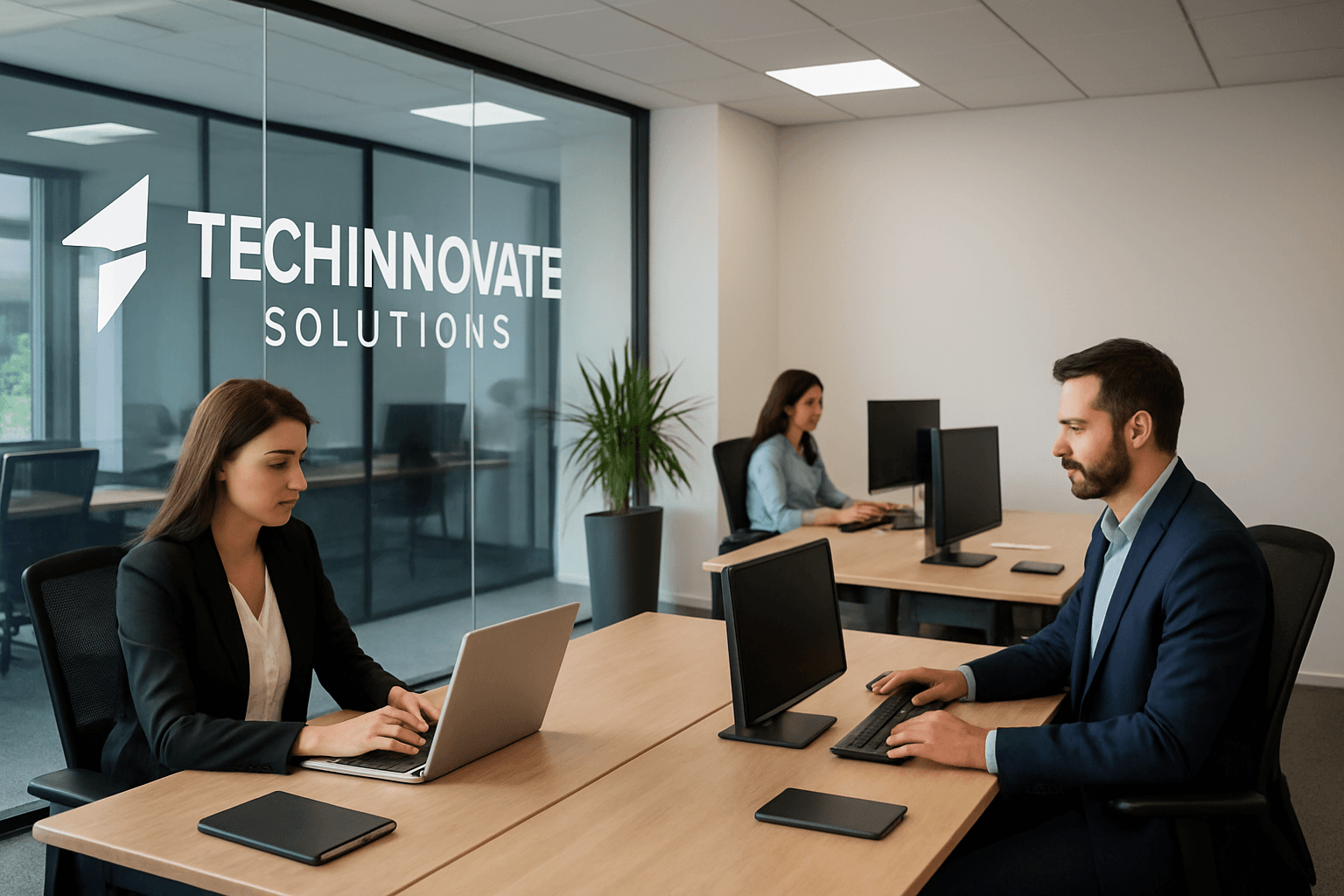 TechInnovate Solutions Office